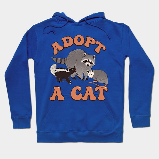 Adopt A Cat Hoodie by taillesscat